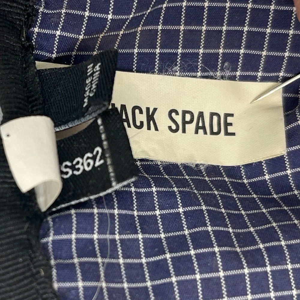 Jack Spade Men's Packable Graph Check Duffle Bag Royal Blue